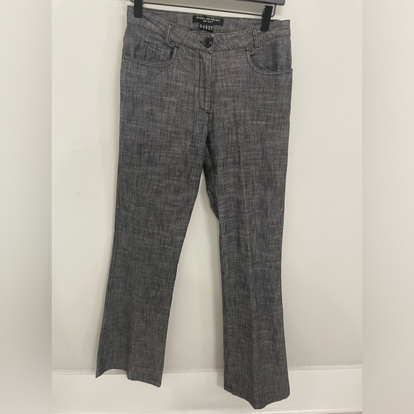 Isabel De Pedro Mr. Cat Wide Leg Trouser Pant Charcoal Black Size 6 US     4 - Picture 1 of 6